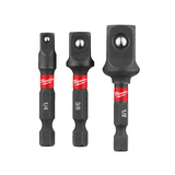 Dugókulcs adapter készlet 3db 1/4