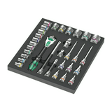 Dugókulcs készlet kardán hajtókar szivacstálcás 1/2