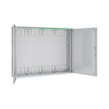 Szekrény fali teli ajtós acél 800mm x 1050mm x 210mm IP44 fehér 2ajtó Easy PrismaSeT XL Schneider