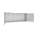Szekrény fali teli ajtós acél 500mm x 1300mm x 210mm IP44 fehér 2ajtó Easy PrismaSeT XL Schneider