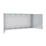 Szekrény fali teli ajtós acél 650mm x 1300mm x 210mm IP44 fehér 2ajtó Easy PrismaSeT XL Schneider