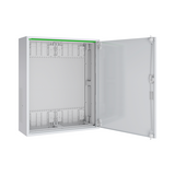 Szekrény fali teli ajtós acél 650mm x 550mm x 210mm IP44 fehér 1ajtó Easy PrismaSeT XL Schneider