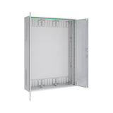 Szekrény fali teli ajtós acél 1100mm x 800mm x 210mm IP44 fehér 1ajtó Easy PrismaSeT XL Schneider