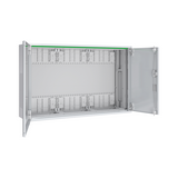 Szekrény fali teli ajtós acél 500mm x 800mm x 210mm IP44 fehér 1ajtó Easy PrismaSeT XL Schneider