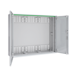 Szekrény fali teli ajtós acél 650mm x 800mm x 210mm IP44 fehér 1ajtó Easy PrismaSeT XL Schneider