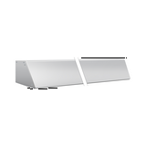 Kábelrendező fedél 800mm sz. szekrényhez 804mm x 143mm x 145mm fém Easy PrismaSeT XL Schneider