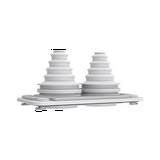 Lépcsős kábelbevezető lemez 2bevezető d14..54mm belülről rögzíthető  Easy PrismaSeT XL Schneider