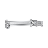 Kábelrögzítő profilsín állítható mélységű oszlopra 244mm x 59mm x fém Easy PrismaSeT XL Schneider