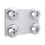 Összekötőlemez csavarokkal oszlopprofilokhoz (4db) acél 30mm x 20mm x Easy PrismaSeT XL Schneider