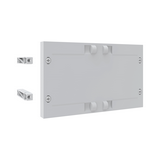 Homloklap teli 12M fehér 250mm x 150mm x 2U kezeletlen műanyag Easy PrismaSeT XL Schneider