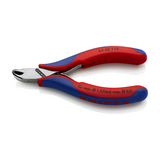 Homlokcsípő fogó elektronikai 56HRC max.d1,5/1/0,5mm 115mm 11mm-sz/fej KNIPEX