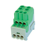 Elosztóblokk 100A 5x10+1x25+1x35mm2 csavaros 6csatl./10mm2 2csatl./25mm2 UVB100-L LEIPOLD
