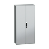 Elosztómező 2teli ajtós szerelőlappal acél 2000mm x 1000mm x 400mm IP55 PanelSeT SFN Schneider