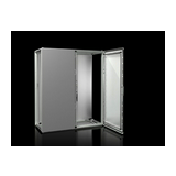 Elosztómező álló sorolható acél szerelőlappal 1400mm x 1200mm x 500mm IP55 szürke VX Rittal