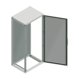 Elosztómező teli ajtós sorolható acél szerelőlappal 2000mm 1200mmx 600mmx Spacial SF Schneider