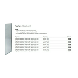 Elválasztó lemez függőleges 1790mm x 680mm 20mm fém Venezia Hager