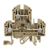 Emeletes sorkapocs soros/párhuzamos diódás TS32/35 10A 400V csavaros/ bézs RKD 4/D6 BG CONTA-CLIP