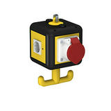 Energiakocka 16A/415V fogantyúval antracit műanyag függeszthető VH-4 3SD1C16 OBO-BETTERMANN
