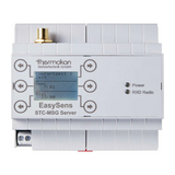 EnOcean szerver szobavezérlő 230VAC kalapsínre 8eszköz max. STC-MSG Server 8-ch Thermokon