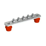 EPH-sín 5xM10 V2A-csavar szigetelt nemesacél V2A fix 40mm x 5mm x 220mm x EPH J.PRÖPSTER