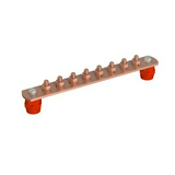 EPH-sín 8xM10 V2A-csavar szigetelt réz fix 40mm x 5mm x 310mm x burkolat nélkül EPH J.PRÖPSTER