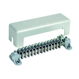 EPH-sín fedéllel szigetelt sárgaréz moduláris 65mm x 60mm x PAS AH RK 13X25 1X8.10 DEHN
