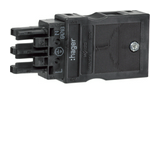 Épületinstallációs bemeneti csatlakozó 2P hüvely 250V 32A rugószorításos IP20 Wago Winsta Hager