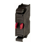 Érintkezőblokk vezérlőkészülékhez előlapra rádugható/beépíthető 1-ny 6A/AC15/230V M22-K01 EATON