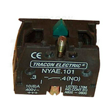 Érintkezőelem NYG1-hez előlapra 1-ny 3A/AC15/230V csavaros TRACON