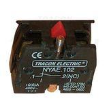 Érintkezőelem NYG1-hez előlapra 1-ny 3A/AC15/230V csavaros TRACON