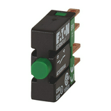 Érintkezőelem vezérlőkészülékhez előlapra rádugható 1-z 6A/AC15/230V csavaros E10 EATON