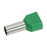 Érvéghüvely szigetelt iker 2x 16mm2 29mm zöld H16,0/29 ZH GN Weidmüller