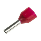 Érvéghüvely szigetelt iker 2x 1mm2 15mm piros H1,0/15D ZH R SV Weidmüller