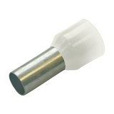 Érvéghüvely szigetelt normál 0.75mm2 8mm fehér Haupa