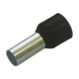 Érvéghüvely szigetelt normál 1.5mm2 8mm fekete Haupa