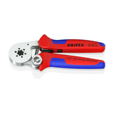 Krimp fogó önbeálló oldalsó bevezetéssel 0.08-16mm2 hatszögű-présforma mechanikus KNIPEX