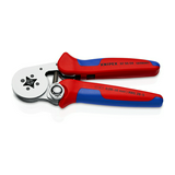 Krimp fogó önbeálló oldalsó bevezetéssel 0.08-10mm2 négyszögletes préselés-présforma KNIPEX