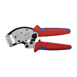 Krimp fogó önbeálló elfordítható fejjel 0.14-16mm2 négyszögletes préselés-présforma KNIPEX