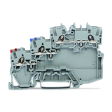 Érzékelő/beavatkozó sorkapocs 13.5A 250V 3-szintes 0.5-0.75mm2/érvéghüvely rugószorításos WAGO