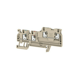 Érzékelő/beavatkozó sorkapocs 2-vez 13.5A 250V 2-szintes dugaszolós/ bézs AIO21 1.5 SI Weidmüller