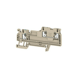 Érzékelő/beavatkozó sorkapocs 2-vez 13.5A 250V 2-szintes dugaszolós/ bézs AIO21 1.5 SO Weidmüller