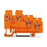 Érzékelő/beavatkozó sorkapocs 3-vez 18A 250V 3-szintes 0.25-1.5mm2/érvéghüvely WAGO