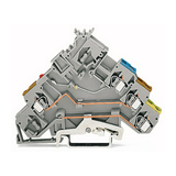 Érzékelő/beavatkozó sorkapocs 3-vez 20A 24V 1-szintes 0.25-1.5mm2/érvéghüvely WAGO