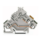Érzékelő/beavatkozó sorkapocs 3-vez 20A 400V 1-szintes 0.25-1.5mm2/érvéghüvely WAGO