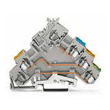 Érzékelő/beavatkozó sorkapocs 3-vez 20A 400V 1-szintes 0.25-1.5mm2/érvéghüvely WAGO