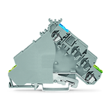 Érzékelő/beavatkozó sorkapocs 3-vez 20A 400V 1-szintes 0.25-1.5mm2/érvéghüvely WAGO