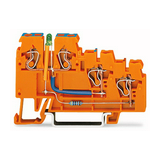 Érzékelő/beavatkozó sorkapocs 3-vez 24V 3-szintes 0.25-1.5mm2/érvéghüvely rugószorításos/ WAGO
