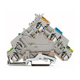 Érzékelő/beavatkozó sorkapocs 4-vez 20A 24V 1-szintes 0.25-1.5mm2/érvéghüvely WAGO