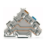 Érzékelő/beavatkozó sorkapocs 4-vez 20A 400V 1-szintes 0.25-1.5mm2/érvéghüvely WAGO