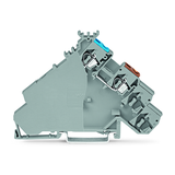 Érzékelő/beavatkozó sorkapocs 4-vez 20A 400V 1-szintes 0.25-1.5mm2/érvéghüvely WAGO